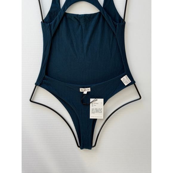 Acacia Bodywear MINNIE Bodysuit - Horizon Ribbed Racerback  - Size Large - NWT - Picture 5 of 9